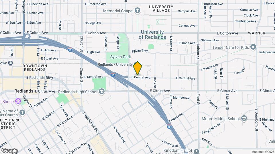 1132 E Central Ave Map and Location Details