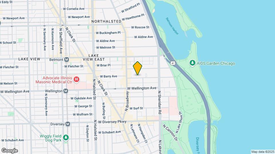 514 W Barry Ave, Unit 4 Map and Location Details