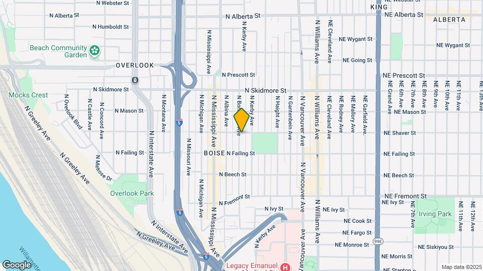 636 N Shaver St Map and Location Details