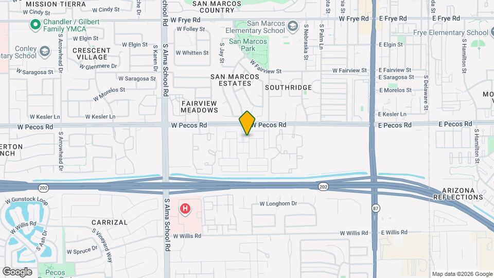 1064 S Sunset Dr Map and Location Details