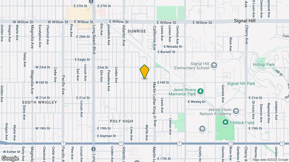 829 E Hill St Map and Location Details