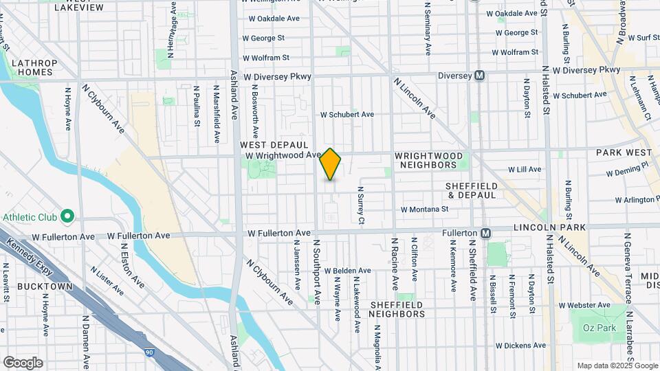 2510 N Wayne Ave Map and Location Details