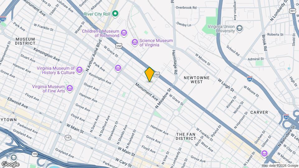 2207 W Grace St-Unit -B Map and Location Details