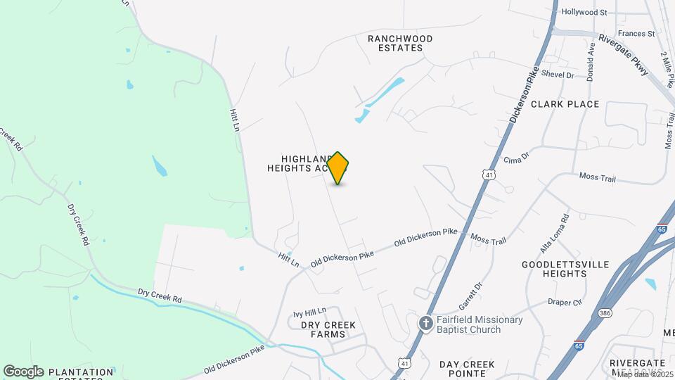 317 Highland Heights Dr Map and Location Details