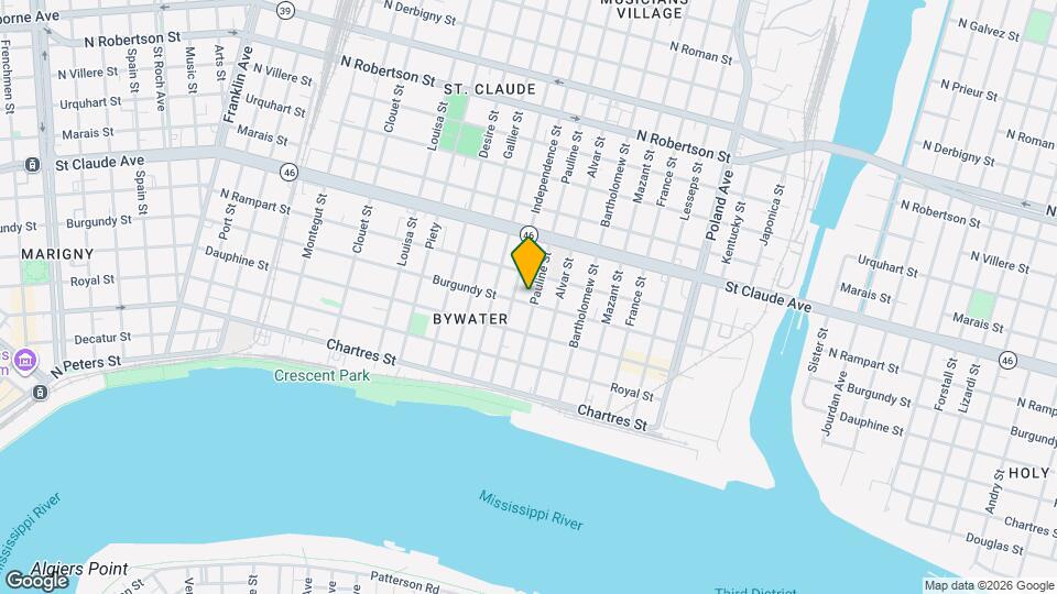 904 Pauline St Mapa y Detalles de la Ubicación