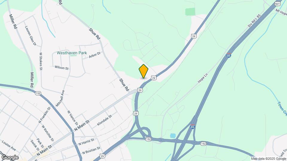 1419 N Main St Map and Location Details