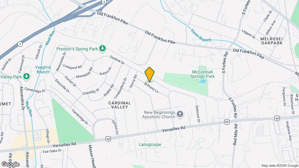 1653 Brittany Ln Map and Location Details