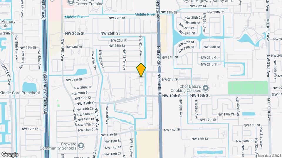 4240 NW 21st St Map and Location Details