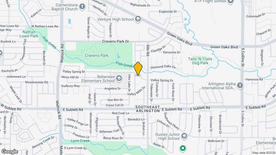 616 Valley Spring Dr Map and Location Details