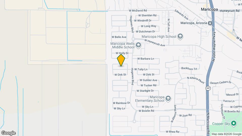 46058 W Tulip Ln Map and Location Details