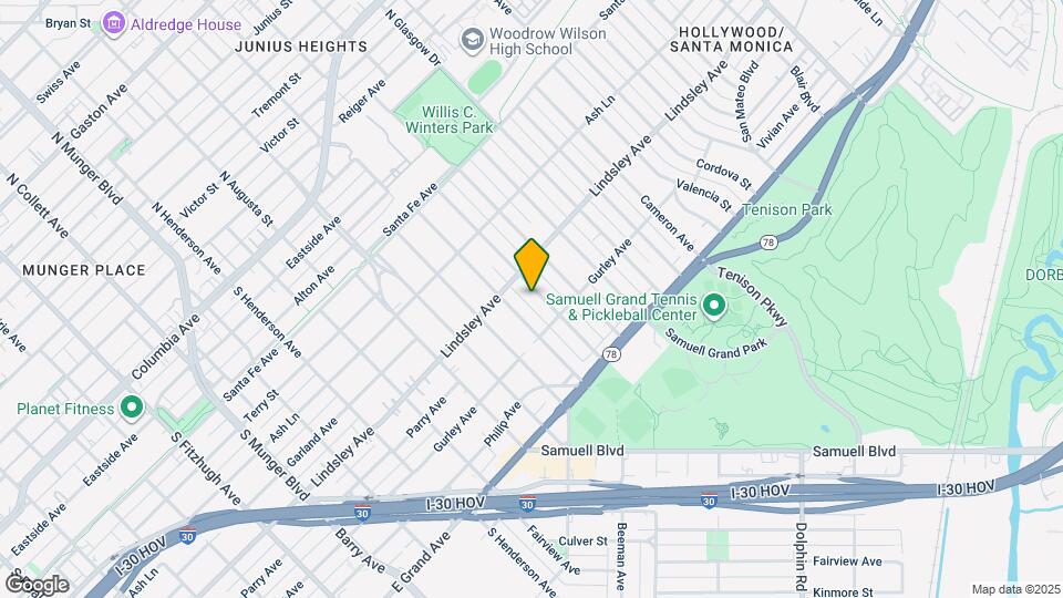 823 Grandview Ave Map and Location Details