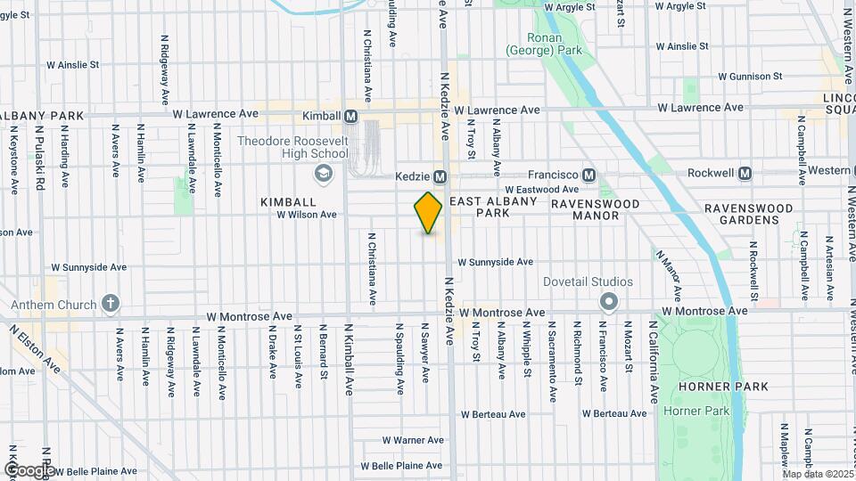 4527 N Sawyer Ave Map and Location Details