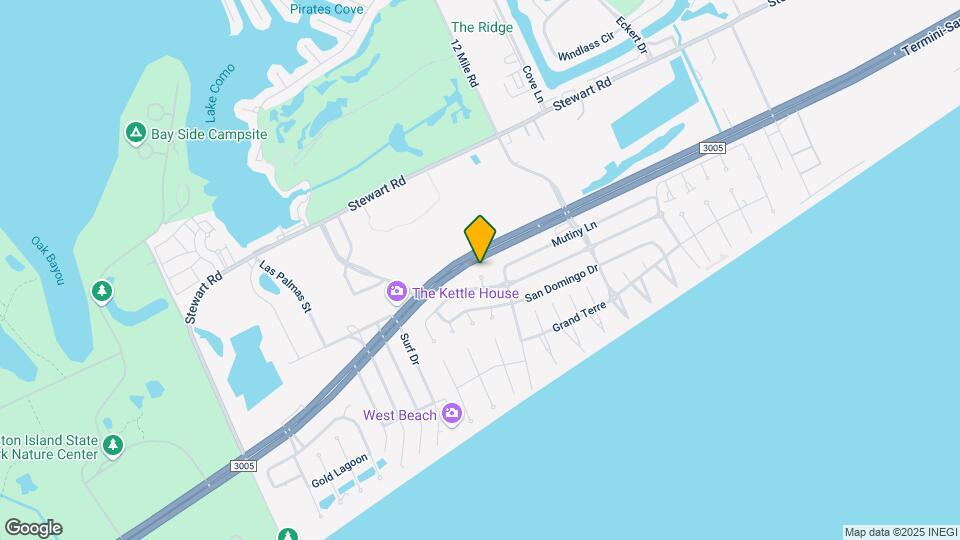 3902 Pirates Beach Blvd Ct Map and Location Details