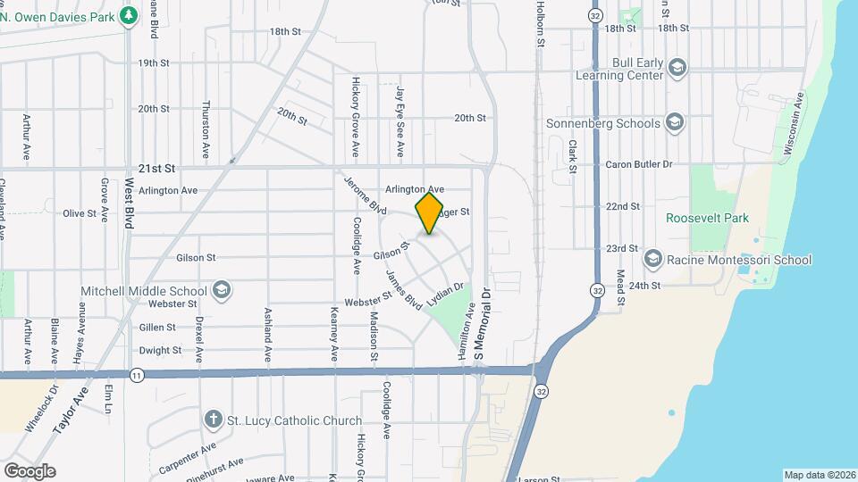 2515 E Crescent St Map and Location Details