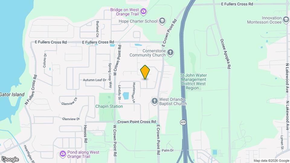 1424 Mistflower Ln Map and Location Details