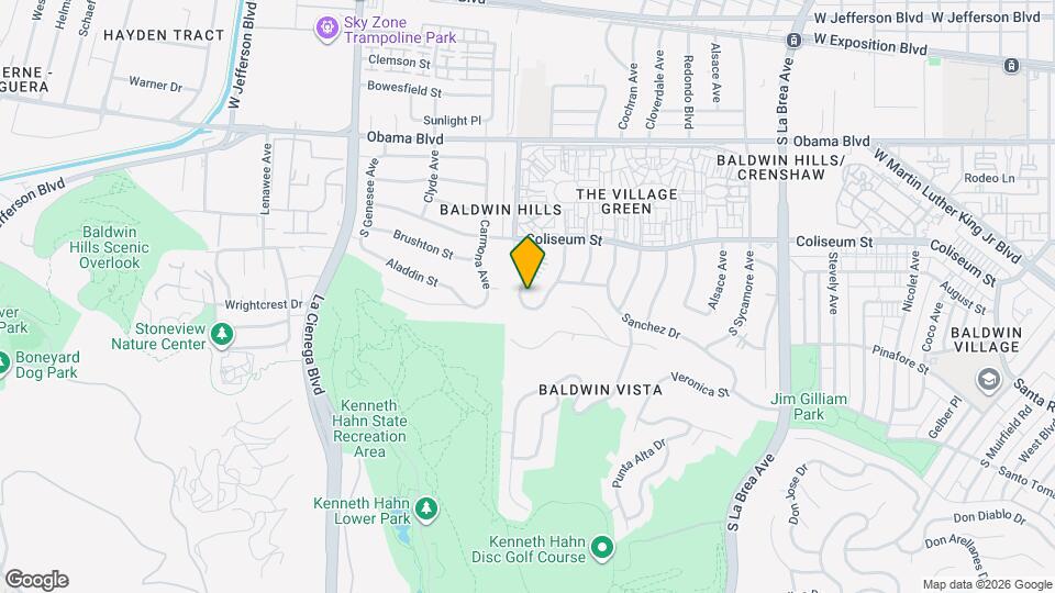 3926 S Ridgeley Dr Map and Location Details