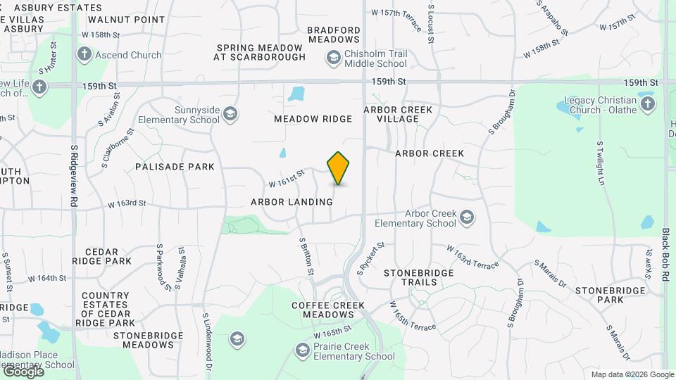 16885 W 161st Terrace Map and Location Details