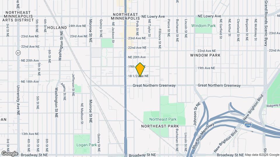 1004 18 1/2 Ave NE, Unit #1 Mapa y Detalles de la Ubicación