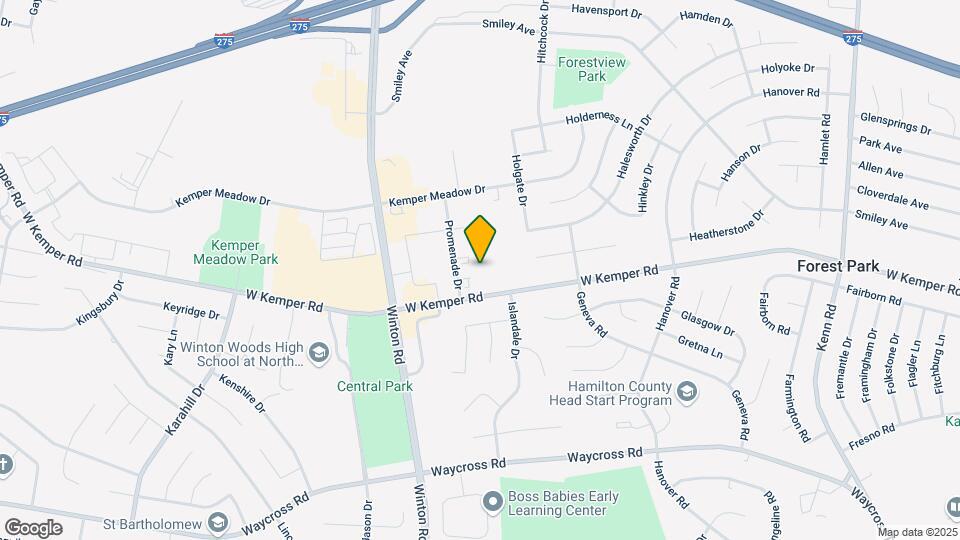 1080 Parkridge Ct Map and Location Details