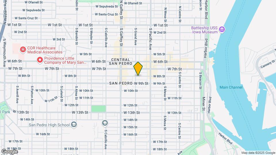 589-595 W 8th St Map and Location Details