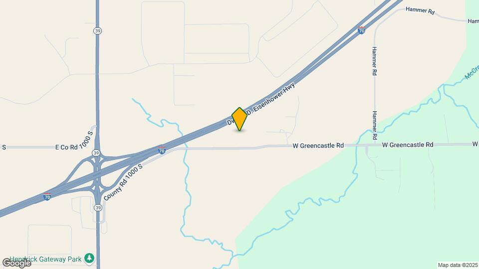 2908 County Rd 1000 S Map and Location Details