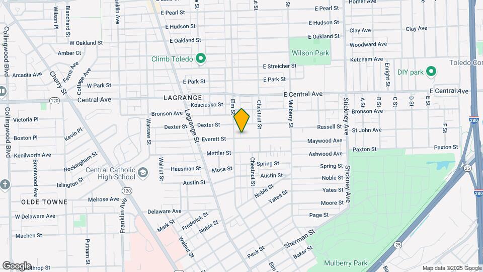 415 Everett St Map and Location Details