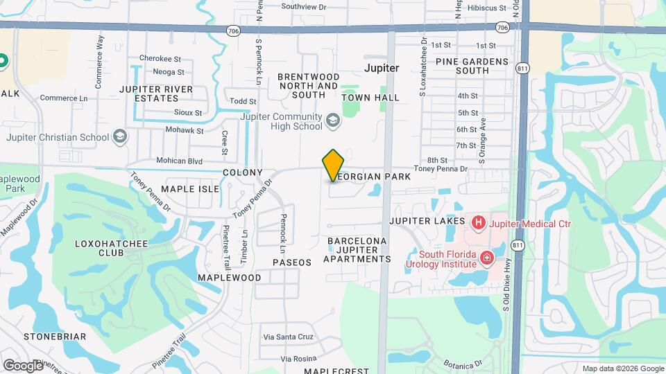 317 Georgian Park Dr Mapa y Detalles de la Ubicación