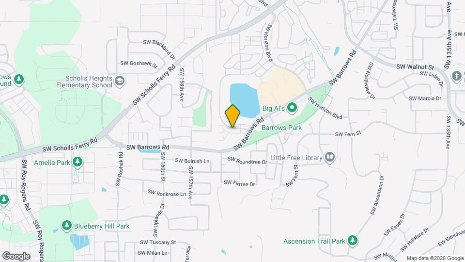 15350 SW Mallard Dr #103 Map and Location Details