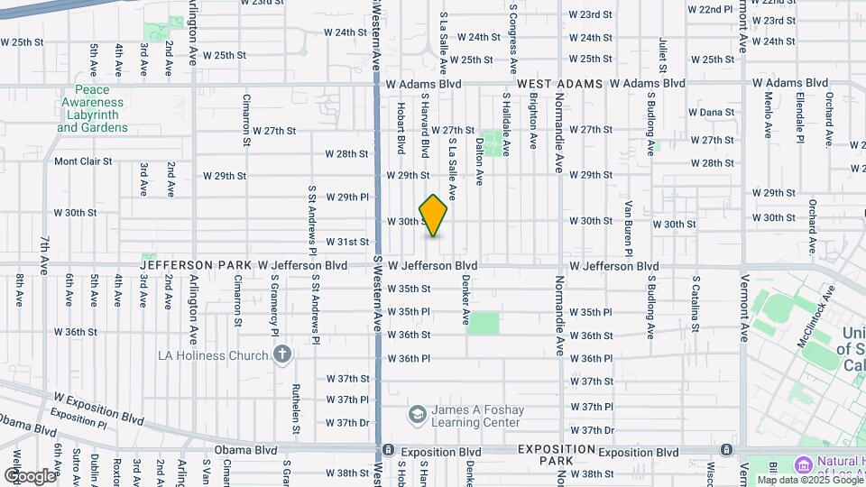 3024 S Harvard Blvd Mapa y Detalles de la Ubicación