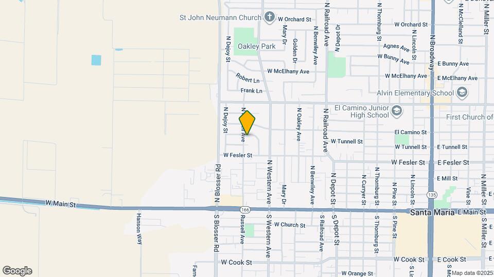 1076 Rosewood Dr Map and Location Details