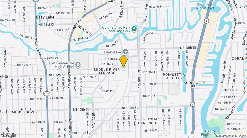 1151 NE 16th Ct Mapa y Detalles de la Ubicación