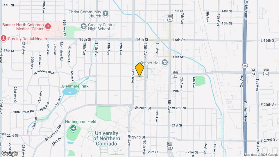 1012 Cranford Pl Mapa y Detalles de la Ubicación
