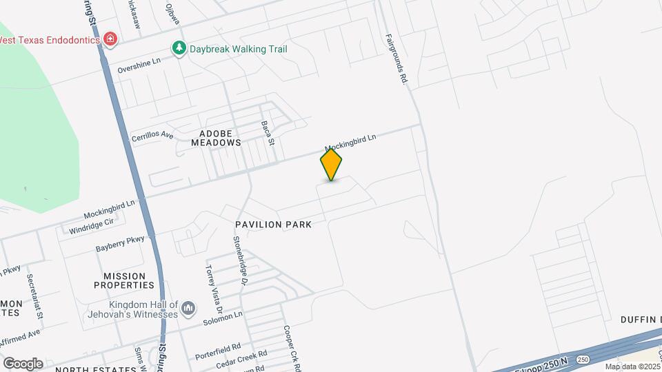 1608 Bandolier Dr Map and Location Details