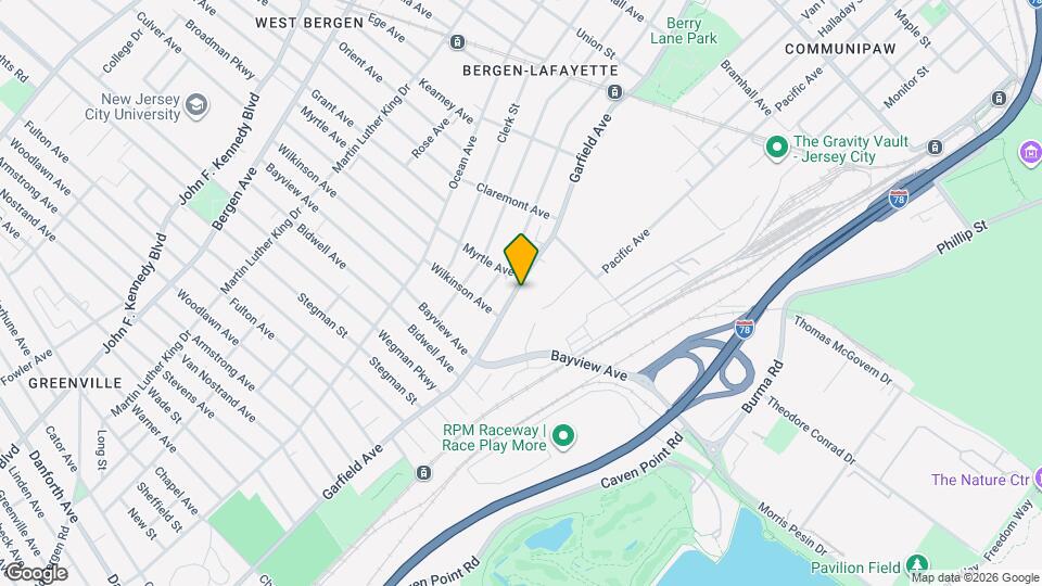 726 Garfield Ave Map and Location Details