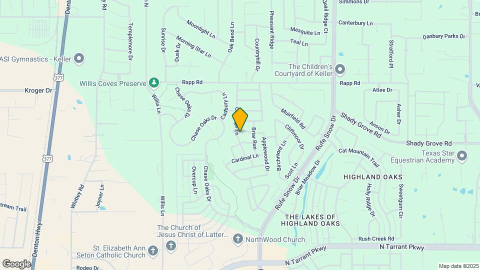 604 Cottonwood Trail Map and Location Details