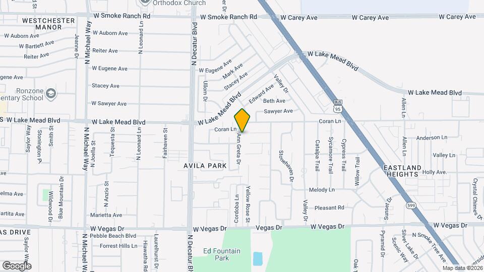 1925 Ann Greta Dr Map and Location Details