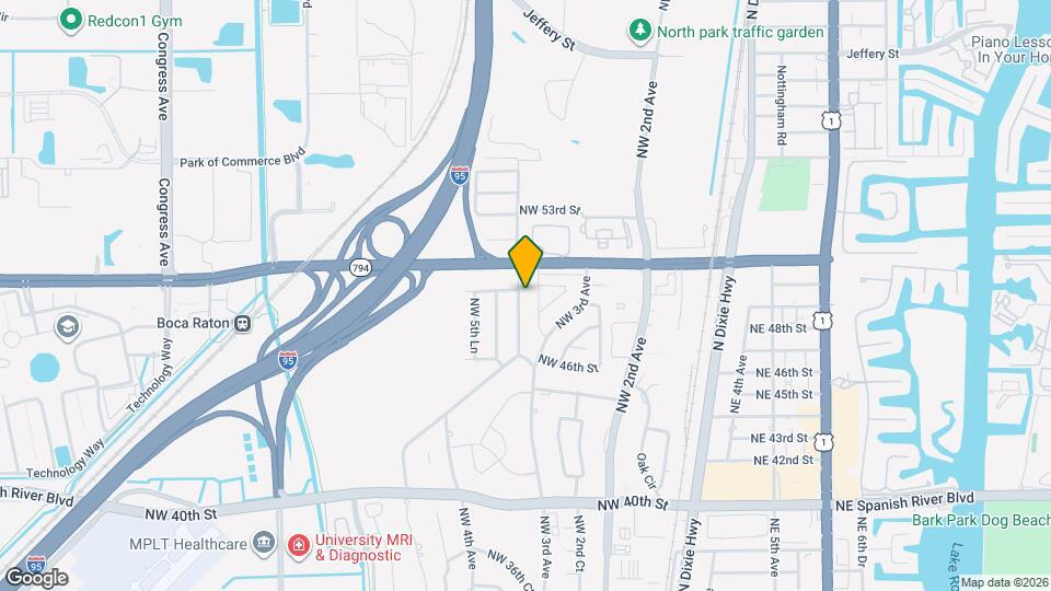 4998 NW 5th Ave Mapa y Detalles de la Ubicación