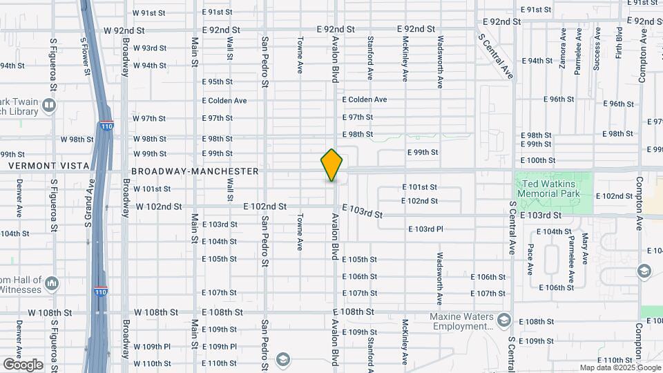 10025 Avalon Blvd Map and Location Details