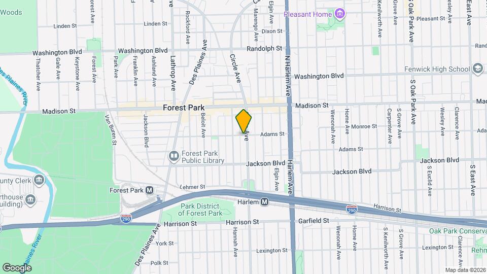 501 Circle Ave, Unit 3 Map and Location Details