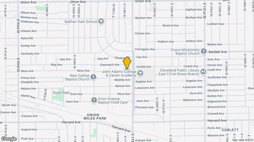 3807 E 114th St Mapa y Detalles de la Ubicación