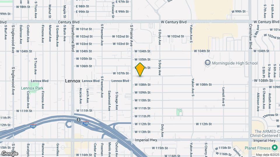 3922 W 107th St Mapa y Detalles de la Ubicación