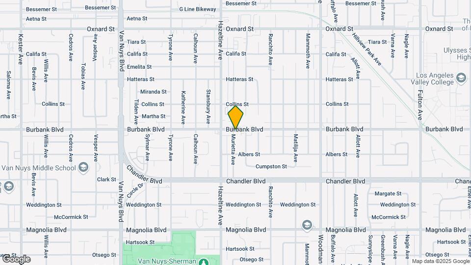 14022 Burbank Blvd Map and Location Details