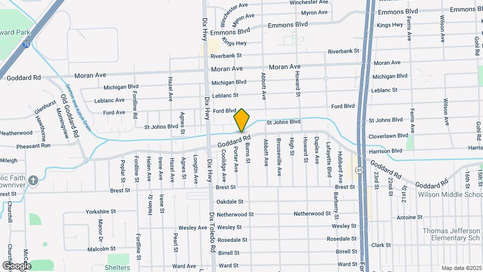 1746 Goddard Rd Map and Location Details
