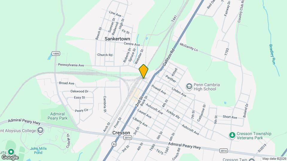 101 Powell Ave Map and Location Details