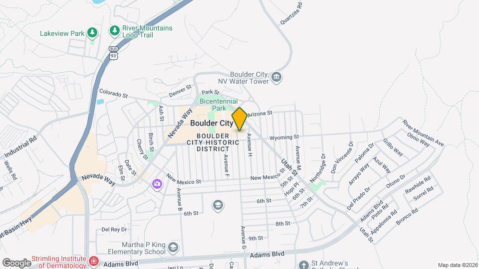 555 Avenue G Map and Location Details