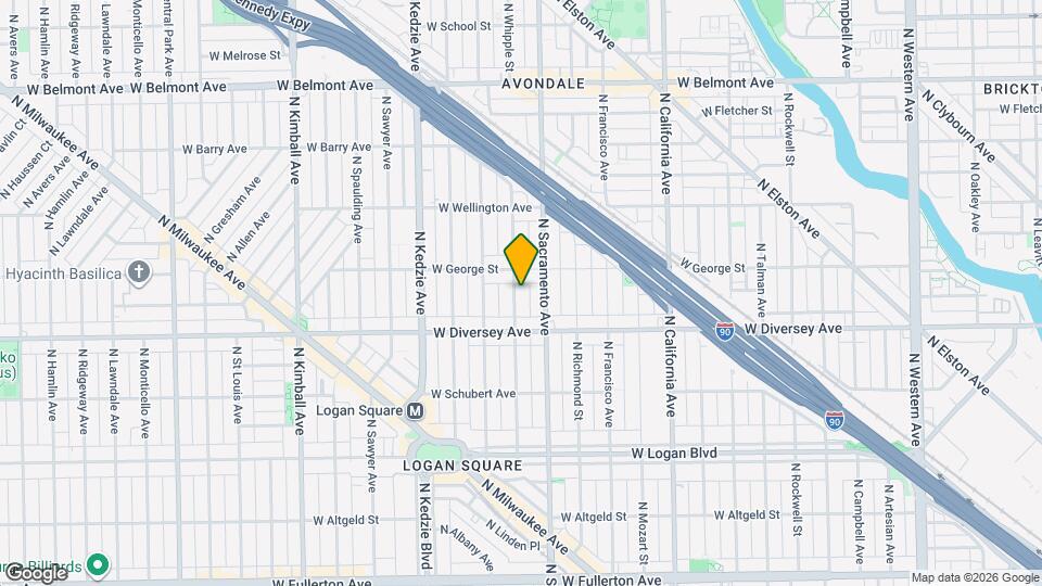 2839 N Whipple St Map and Location Details