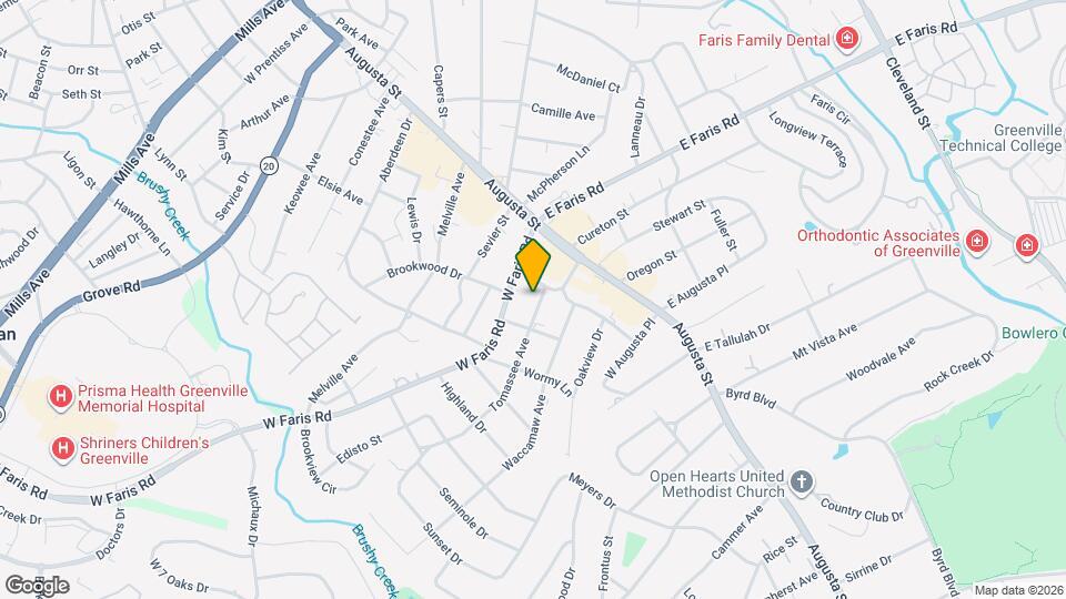 6 Tomassee Ave Map and Location Details