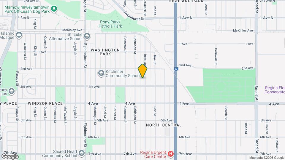 852 Retallack St Map and Location Details