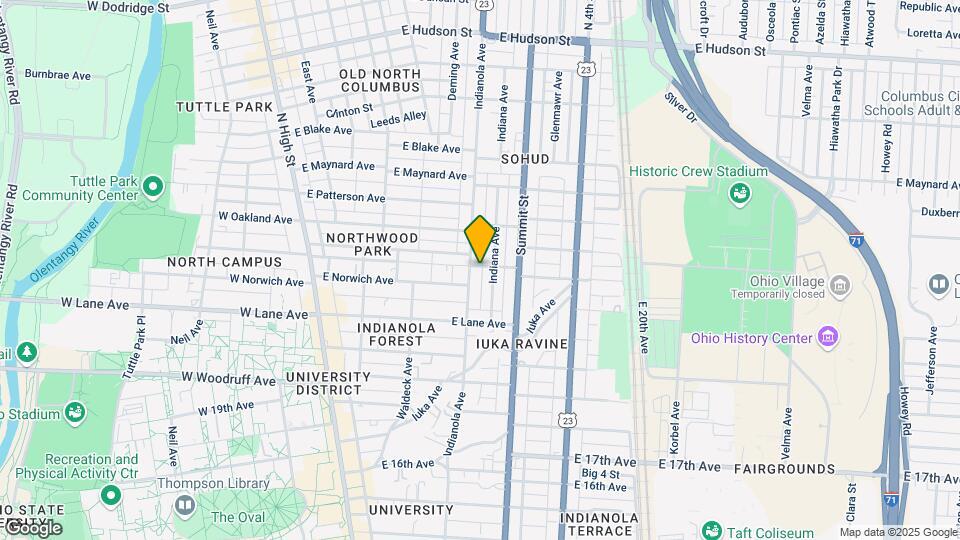 261 E Northwood Ave Mapa y Detalles de la Ubicación