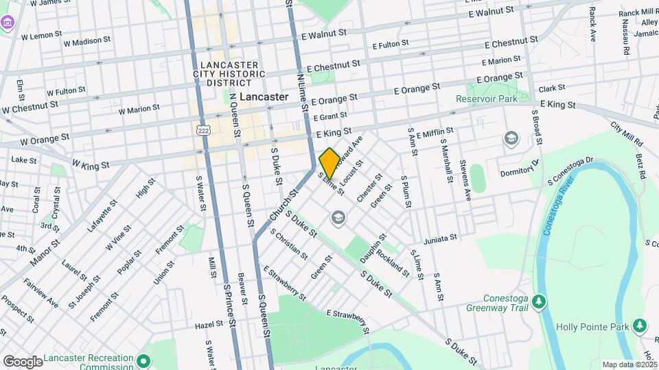 416 S Lime St, Unit Unit #1 Map and Location Details